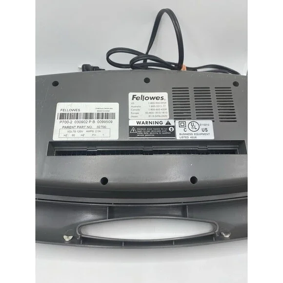 Fellowes P700-2 Office Paper Shredder Powershred Tested - Picture 6 of 6